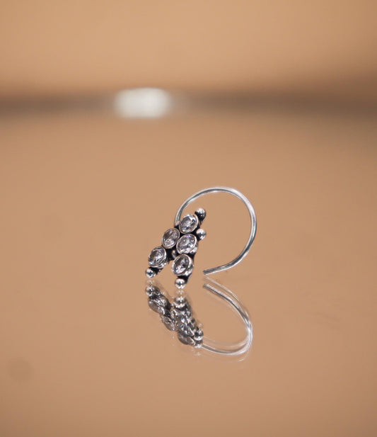 Sparkle trio Nose Pin