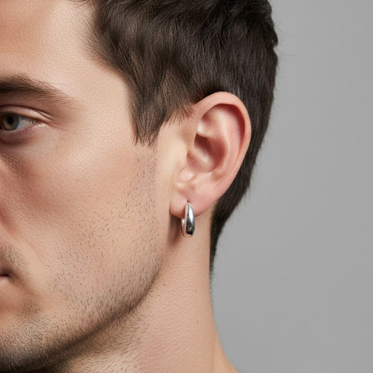 Classic Silver Hoop Earrings – Minimal Style