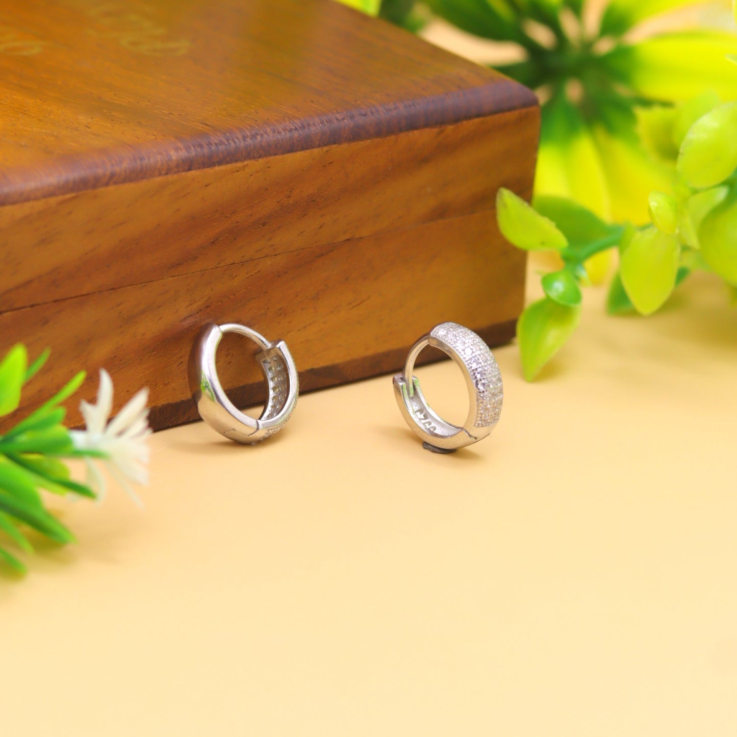 Men’s Silver Stud Earrings