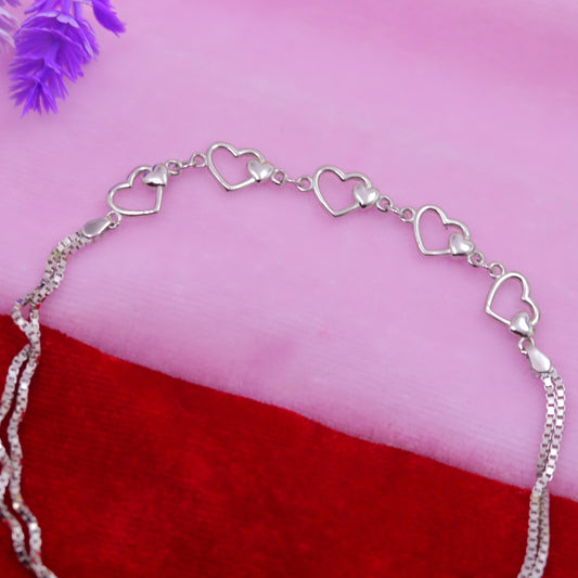 The Silver Whisper Anklet