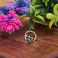 Green Trinity Silver Nose Pin