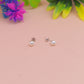 Classic Pearl Silver Stud Earrings