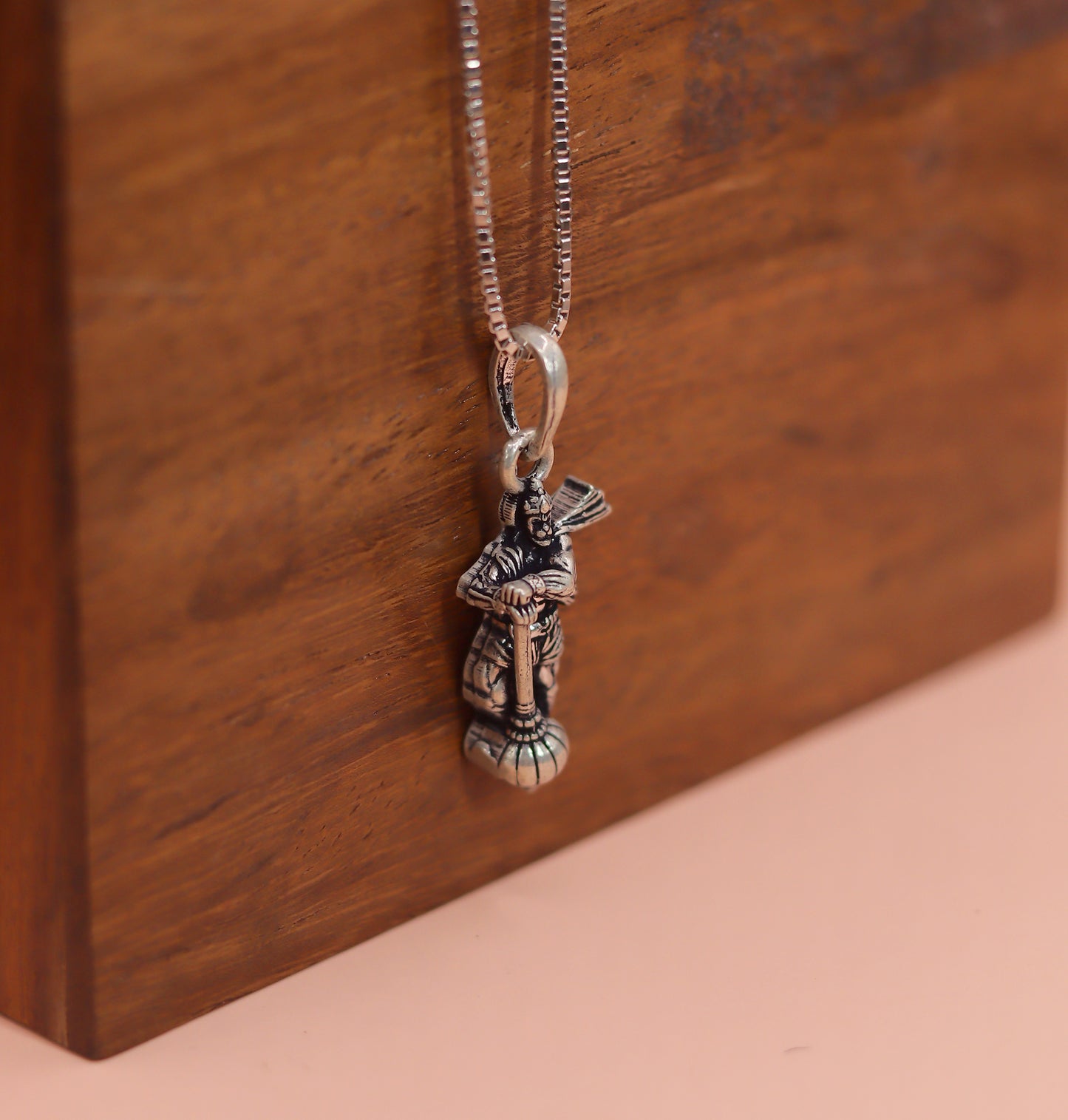 Lord Hanuman 925 Silver Pendant