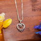 Forever Knot Heart Silver Pendant
