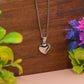 Elegant Heart Design 925 Silver Pendant