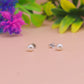 Classic Pearl Silver Stud Earrings