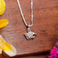 925 Sterling Silver Sparkling Fish Pendant