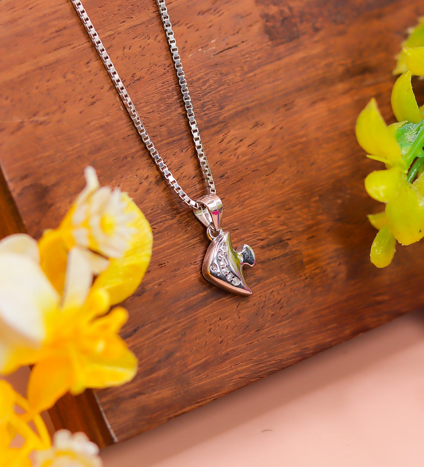 925 Sterling Silver Fish Charm Pendant