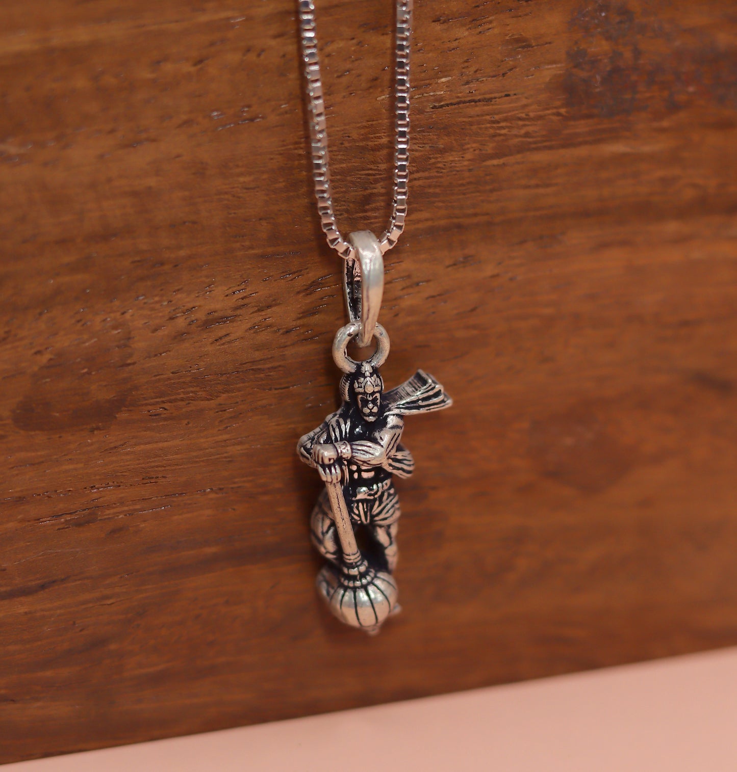 Lord Hanuman 925 Silver Pendant