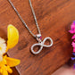 Eternal Loop Spark Silver Pendant