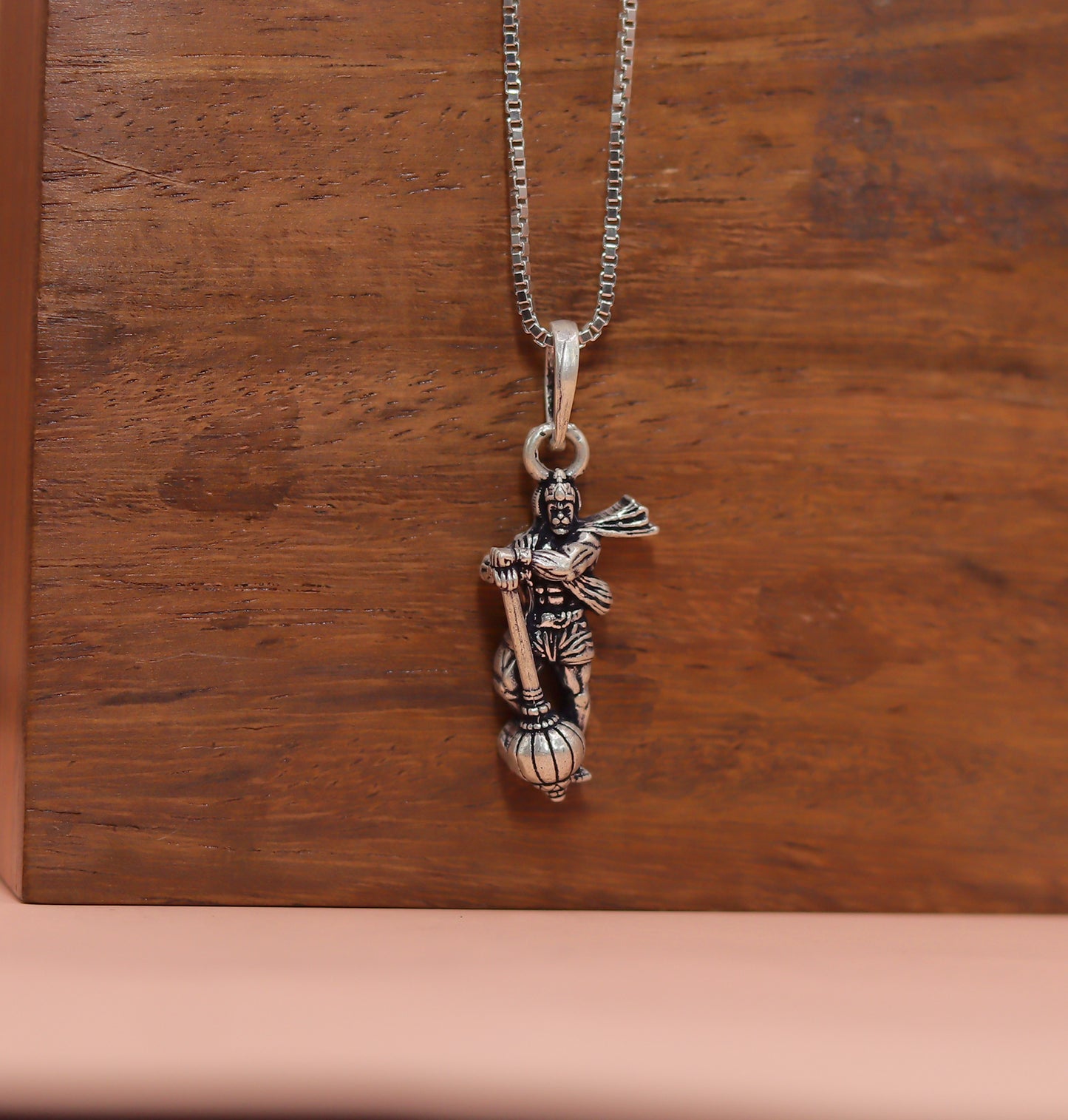 Lord Hanuman 925 Silver Pendant