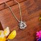Celestial Star Crystal Silver Pendant