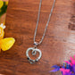 Forever Knot Heart Silver Pendant