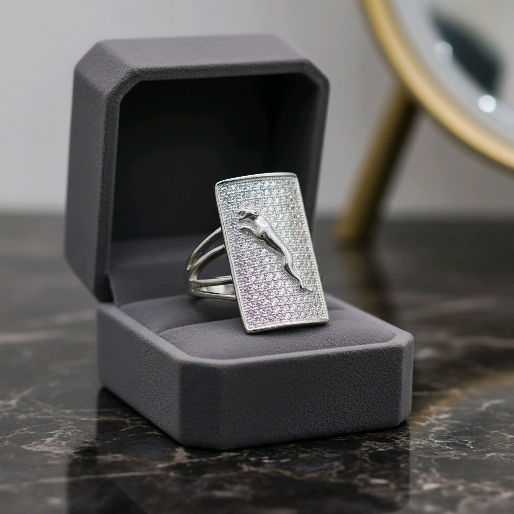 Classic Solitaire Silver Ring