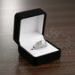 Men’s Premium Silver Solitaire Ring – Luxury Statement Design