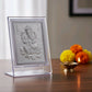 Elegant Silver Ganesha Embossed Frame