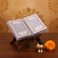 Shri Hanuman Chalisa – Pocket-Size Book with Pure Silver Frame
