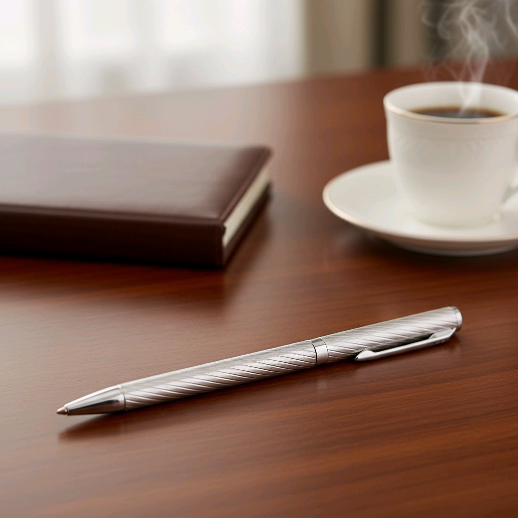 Premium Silver Metal Ball Pen for Office & Gifting