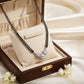 Elegant Silver Mangalsutra with Triple Teardrop Pendant