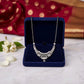 Elegant Curve Silver Mangalsutra