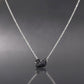 Elegant Black Swan 925 Silver Pendant Chain