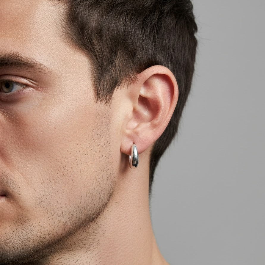 Classic Silver Hoop Earrings – Minimal Style