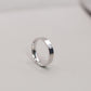 Men’s Classic Screw-Design Band Ring – Premium Silver Finish