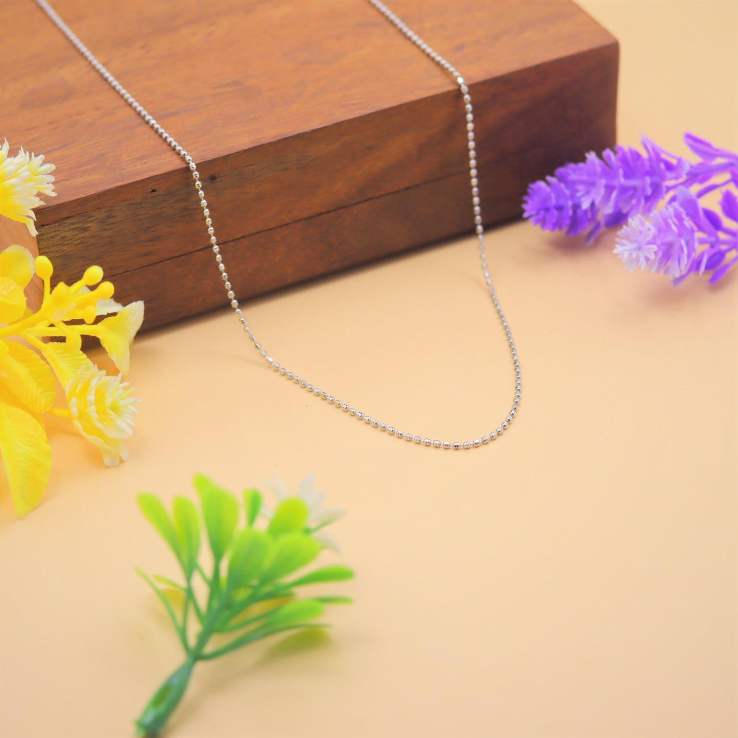 Classic Minimal 925 Silver Bead Chain