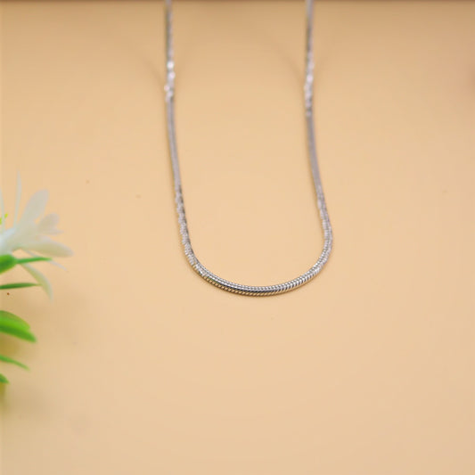 Premium Snake Style 925 Silver Chain