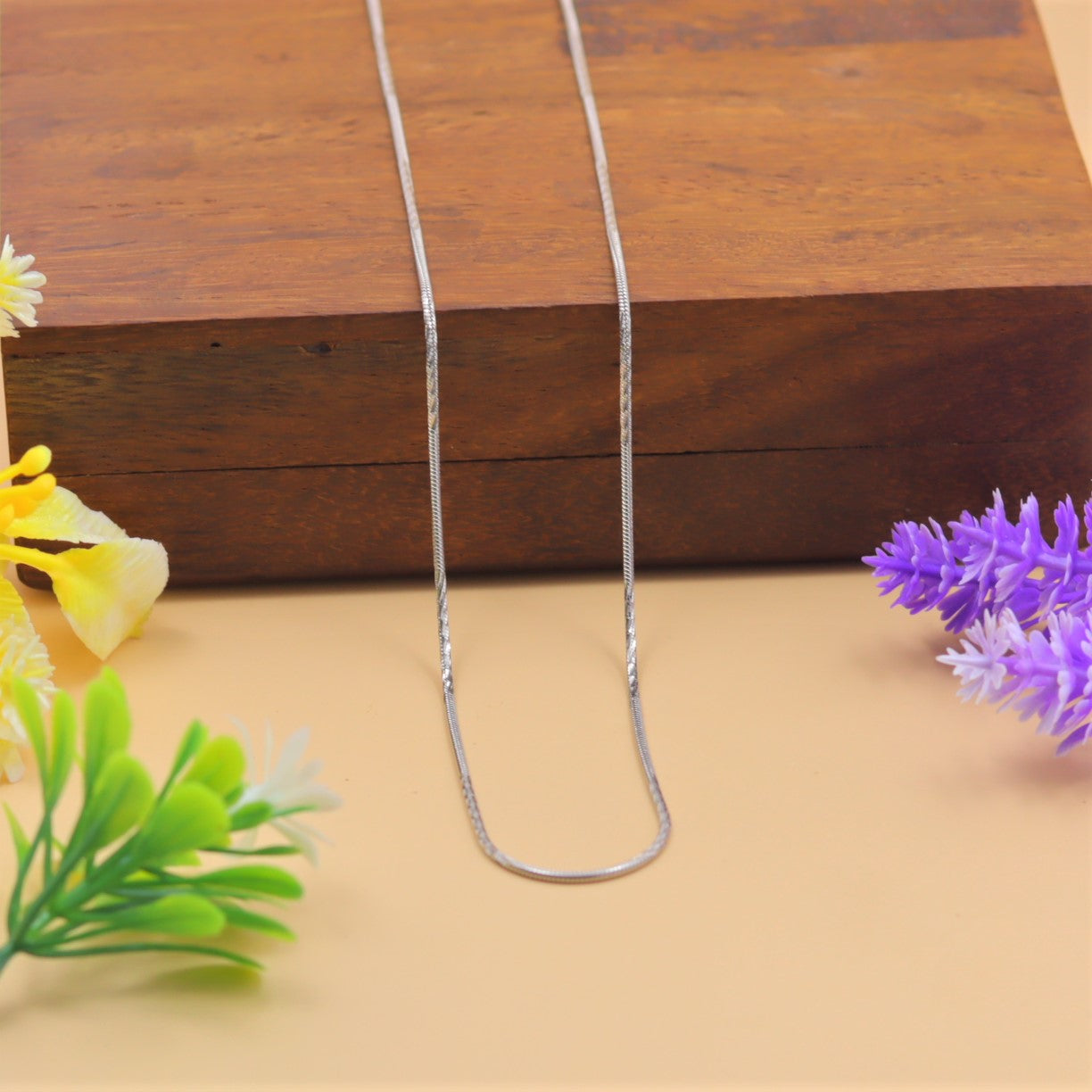 Premium Snake Style 925 Silver Chain