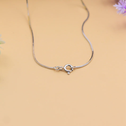 Premium Snake Style 925 Silver Chain