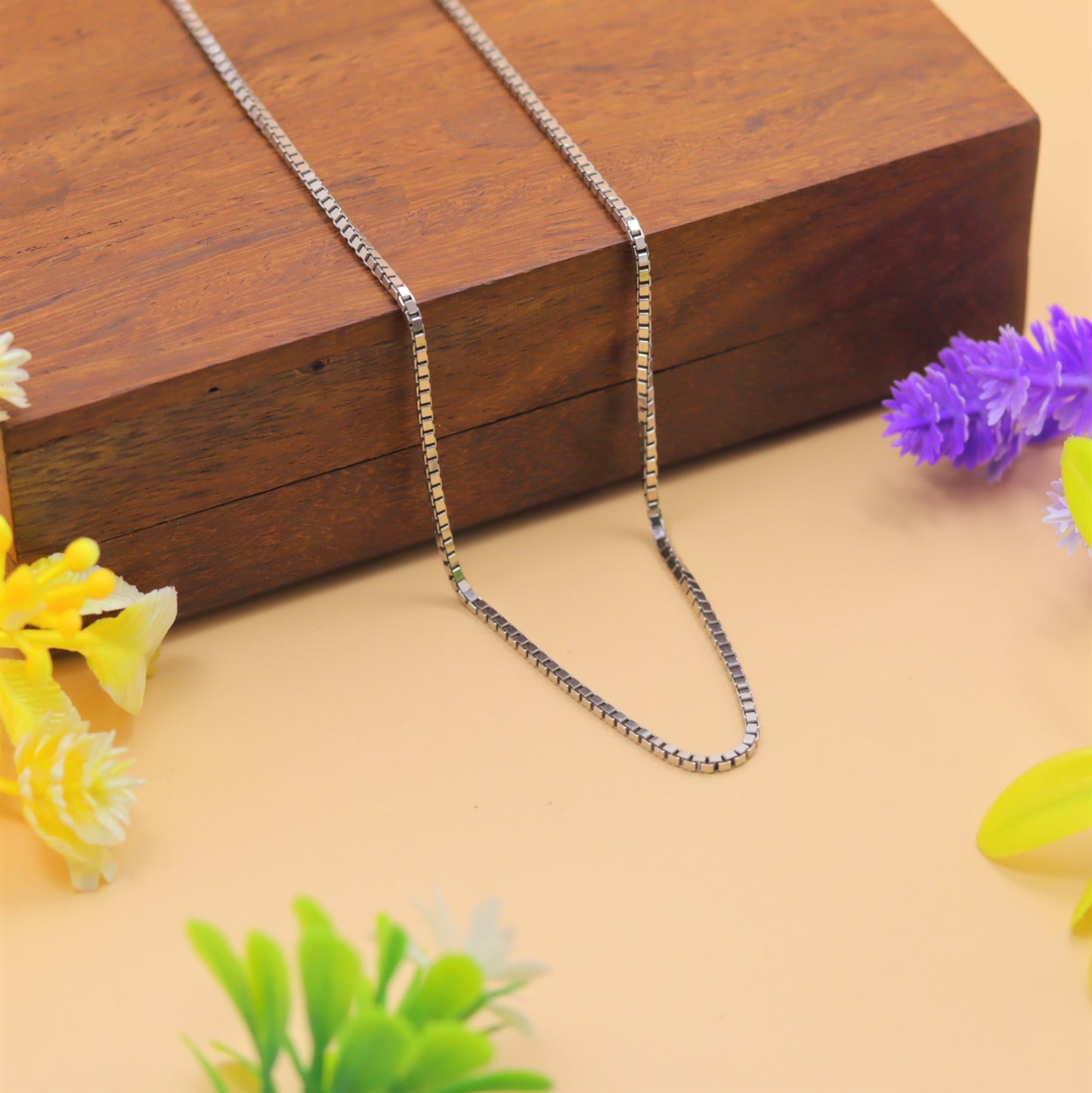 Premium Box Design 925 Silver Chain