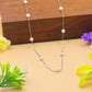 Elegant Pearl Beaded 925 Silver Chain