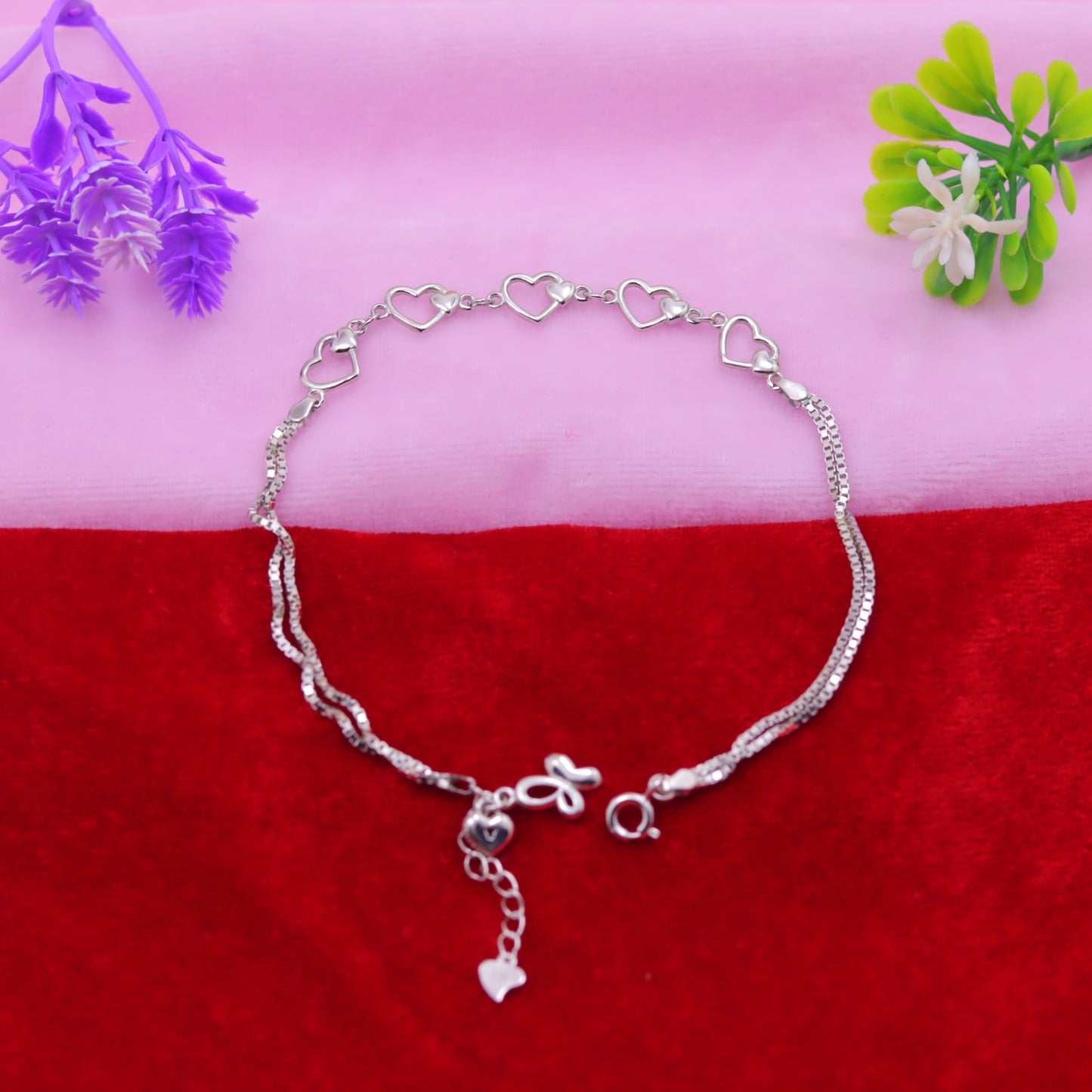 The Silver Whisper Anklet