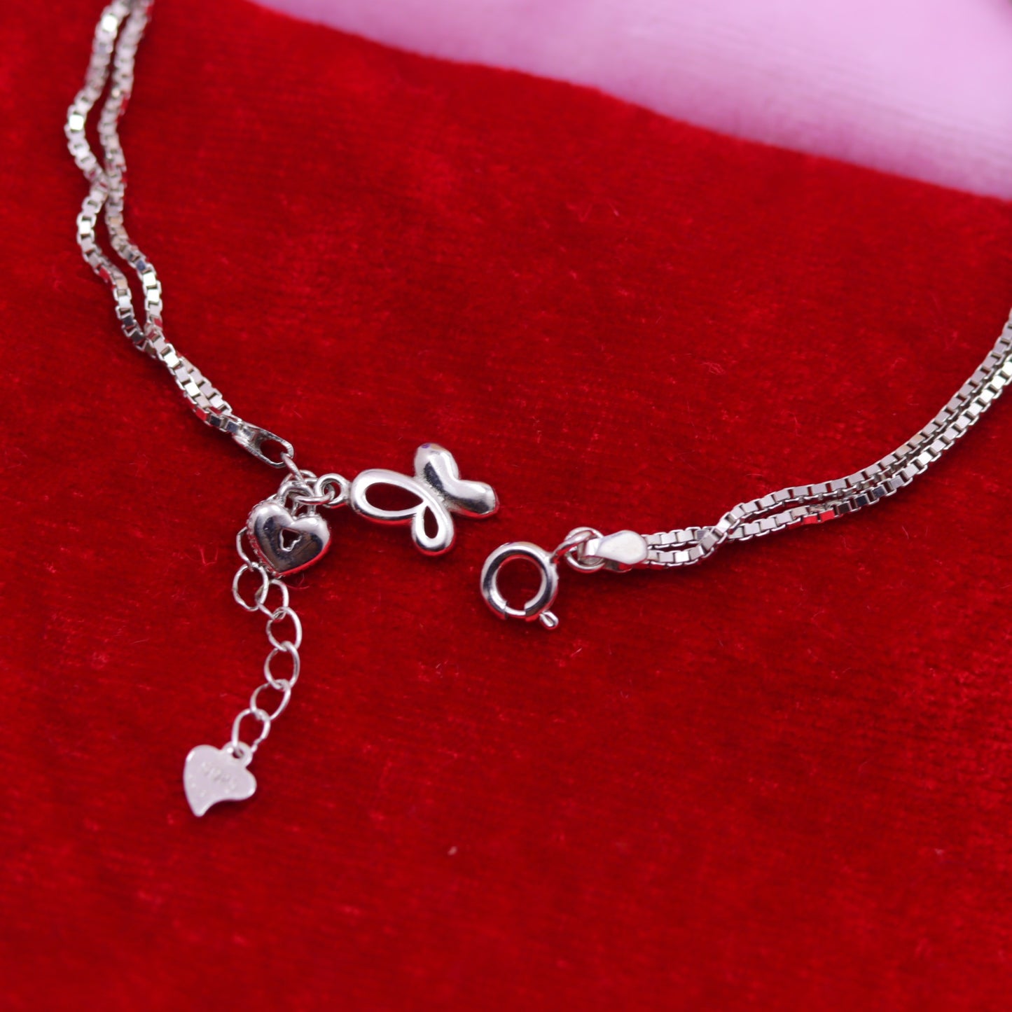 The Silver Whisper Anklet
