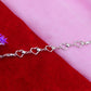 The Silver Whisper Anklet