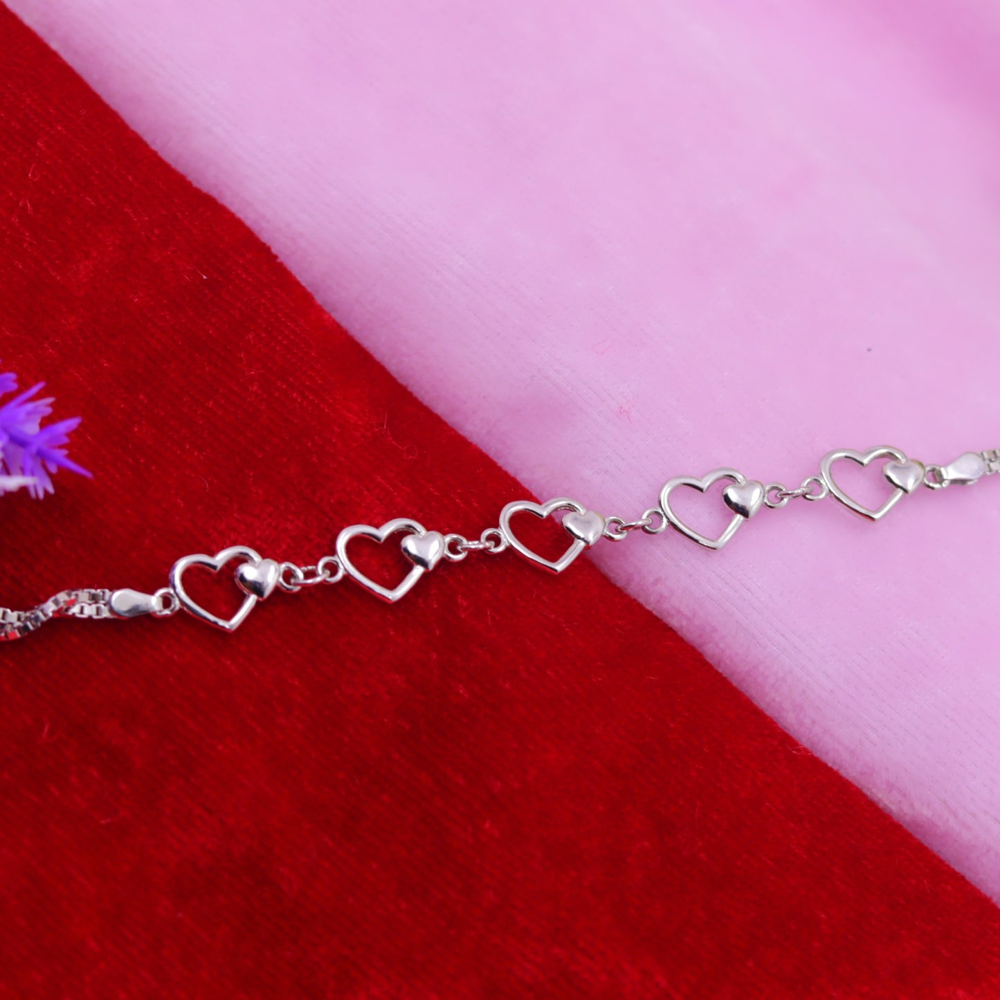 The Silver Whisper Anklet