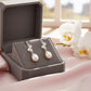 Elegant Pearl Drop Silver Earrings