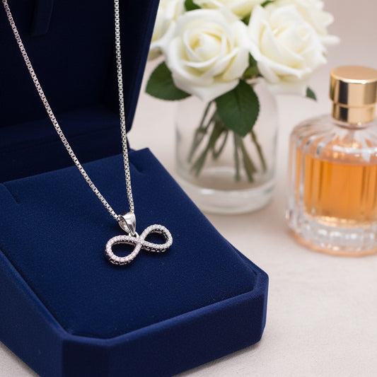 Eternal Loop Spark Silver Pendant