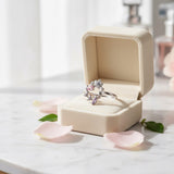 Blossom Butterfly Open Silver Ring