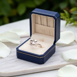 Infinity Heart Spark Silver Ring