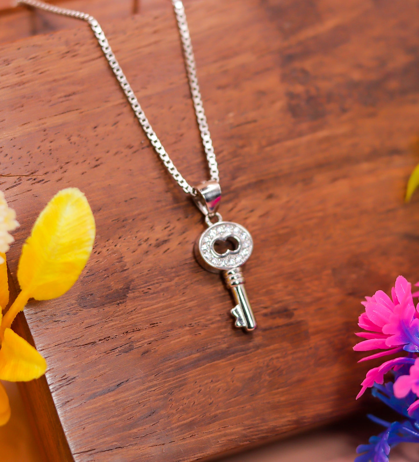 Eternal Key Silver Pendant