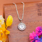 Luna Halo Spark Silver Pendant